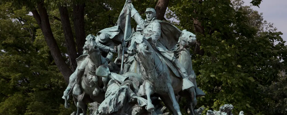 District of Columbia: Title: The Cavalry Sculpture below the west front of the United States Capitol, Washington, D.C Physical description: 1 photograph : digit