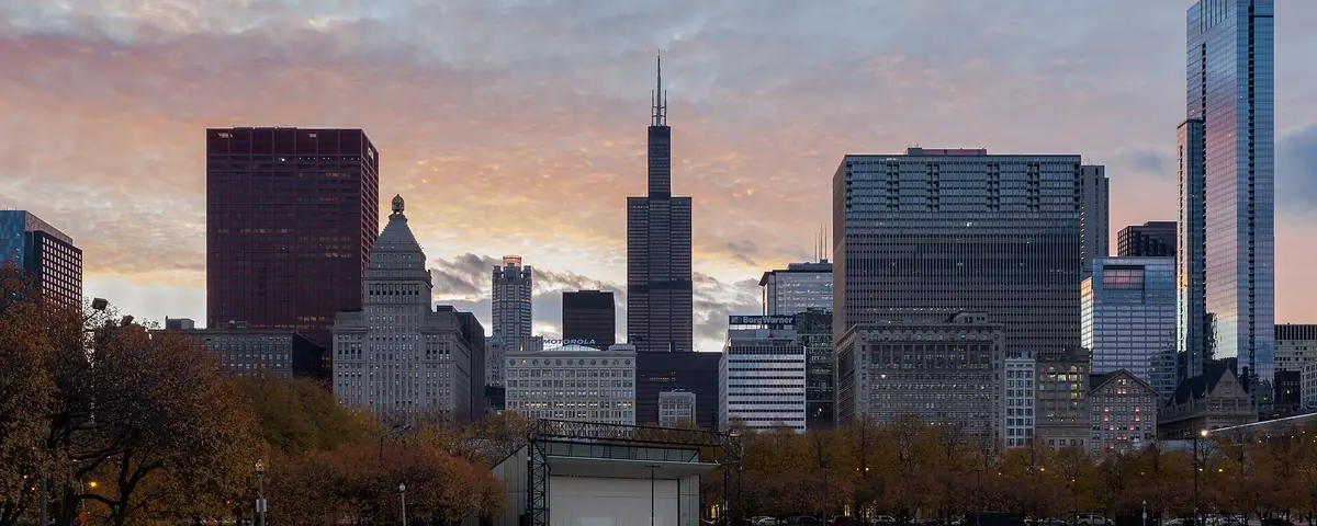 Illinois: Chicago Skyline, Chicago, Illinois, USA