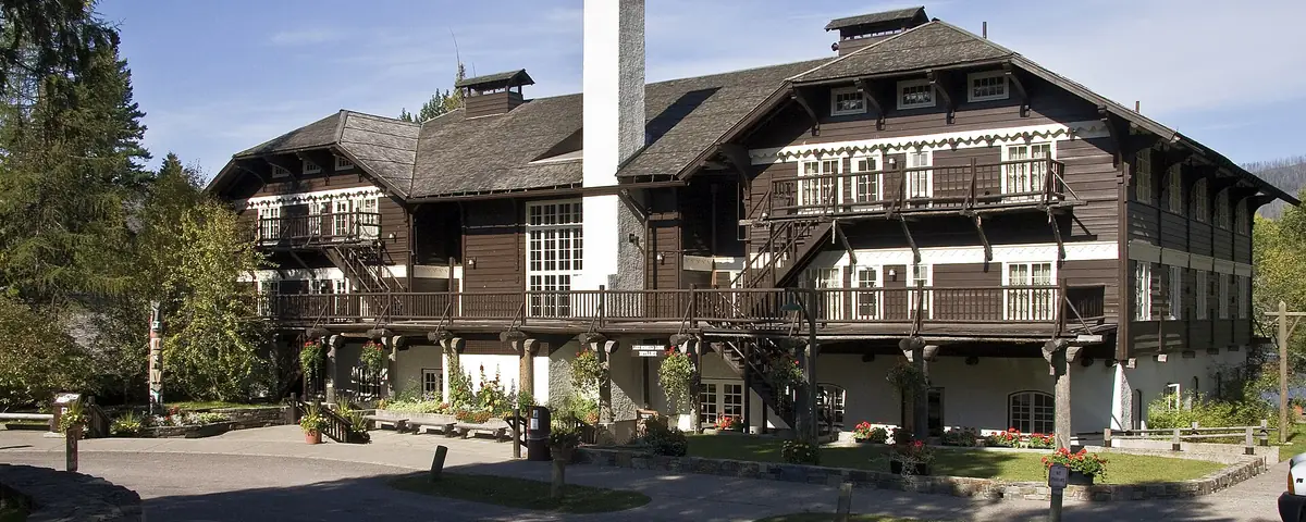 Montana: The Lake McDonald Lodge, Glacier National Park, Montana, USA